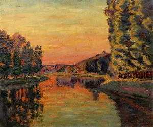 Moret, July 1902 by Armand Guillaumin - Oil Painting Reproduction
