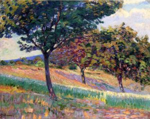 Orchard at the Edge of the Woods in Saint-Cheron