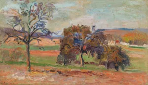 Paysage boise by Armand Guillaumin Oil Painting