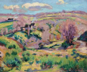 Paysage de la Creuse, au printemps Oil painting by Armand Guillaumin