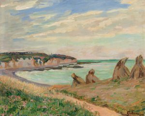 Paysage De La Manche by Armand Guillaumin Oil Painting