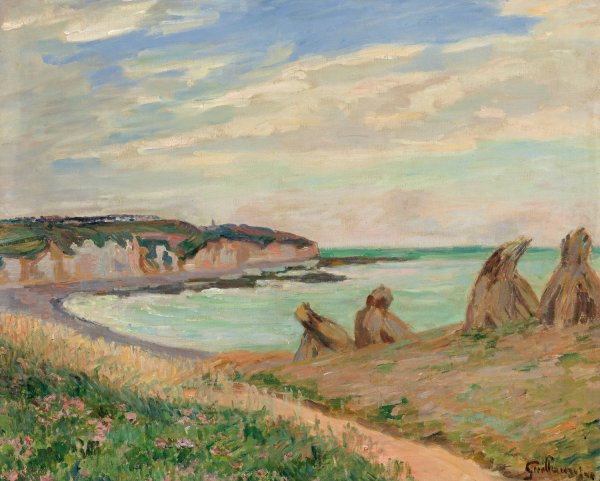 Paysage De La Manche  by Armand Guillaumin - Hand-Painted Oil Painting Reproduction