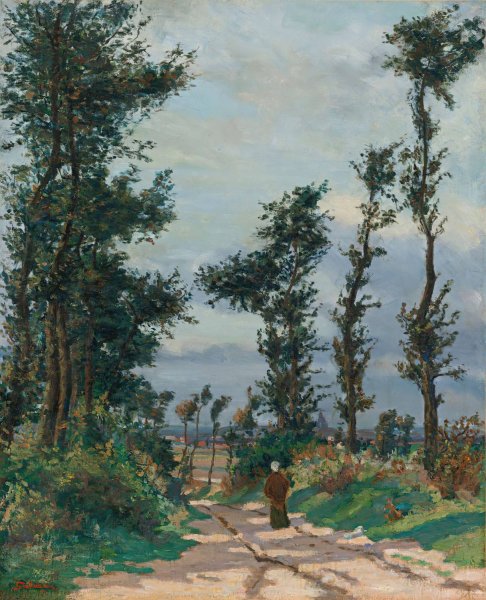 Paysage D'ile De France  by Armand Guillaumin - Hand-Painted Oil Painting Reproduction