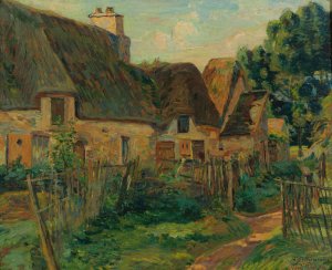 Paysage D'ile De France by Armand Guillaumin Oil Painting