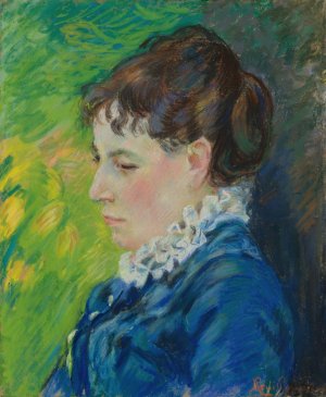 Portrait De La Femme De L'artiste by Armand Guillaumin Oil Painting
