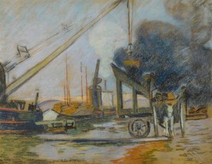 Quai de la Rapee, Paris by Armand Guillaumin Oil Painting