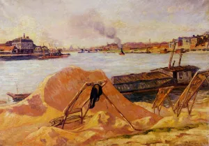 Quay de Bercy painting by Armand Guillaumin