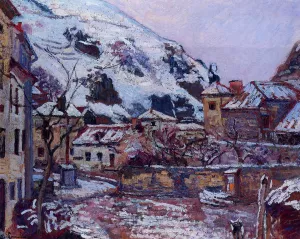 Saint--Julien-des-Chazes, Allier by Armand Guillaumin - Oil Painting Reproduction