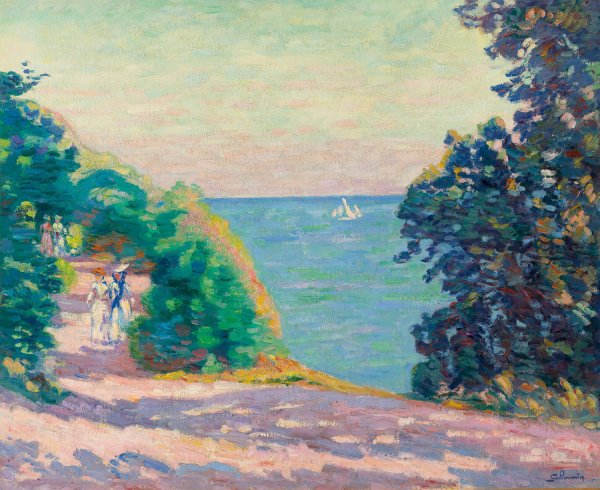 Saint Palais  by Armand Guillaumin - Hand-Painted Oil Painting Reproduction