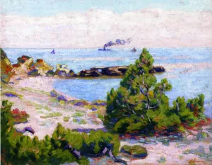 Saint Palais, Pointe de la Perriere painting by Armand Guillaumin