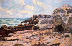 Saint Palais by Armand Guillaumin Oil Painting