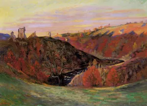 Sunset on the Creuse by Armand Guillaumin - Oil Painting Reproduction