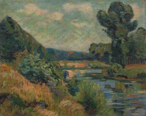 The Banks of the Marne at Charenton by Armand Guillaumin Oil Painting