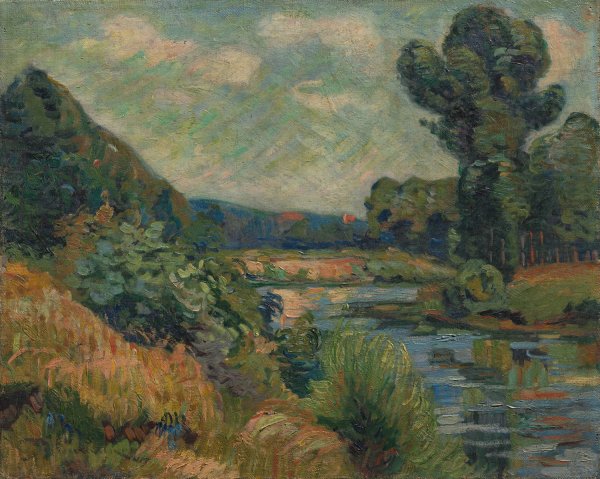 The Banks of the Marne at Charenton  by Armand Guillaumin - Hand-Painted Oil Painting Reproduction