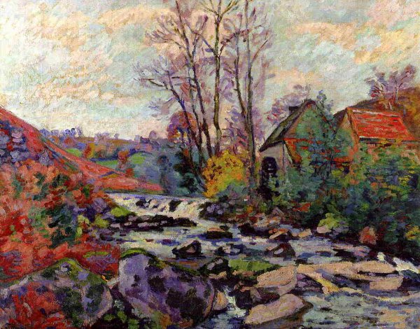 The Bouchardon Mill, Crozant by Armand Guillaumin - Hand-Painted Oil Painting Reproduction