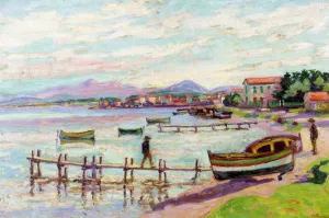 The Brusc painting by Armand Guillaumin