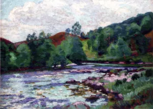 The Dam at Ganetin by Armand Guillaumin - Oil Painting Reproduction