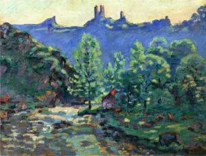 The Moulin Brigand, Ruins of Chateau de Crozant by Armand Guillaumin Oil Painting