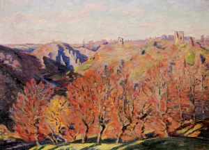 The Ruins at Crozant by Armand Guillaumin Oil Painting