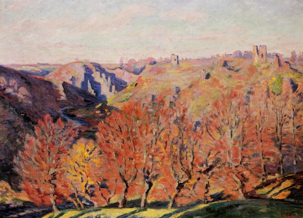 Main Product Photo of The Ruins at Crozant Painting by Armand Guillaumin