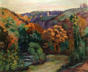 The Ruins of the Chateau at Crozant by Armand Guillaumin Oil Painting