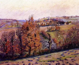 The Village of Crozant by Armand Guillaumin Oil Painting