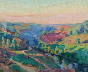 Vallee De La Creuse by Armand Guillaumin Oil Painting