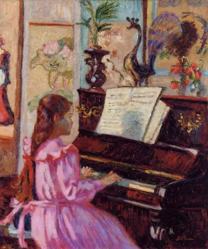 Young Girl at the Piano