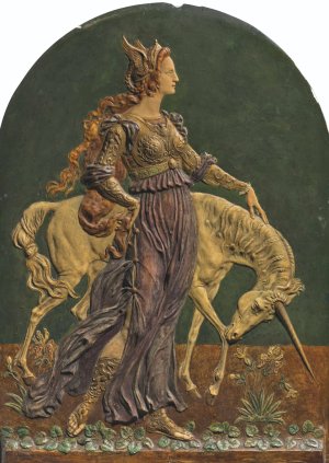 La Dame a la Licorne by Armand Point Oil Painting