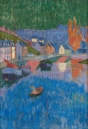 Seaport by Armand Seguin Oil Painting