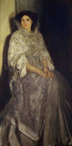 Woman by Armando Spadini - Hand-Painted Oil Painting Reproduction