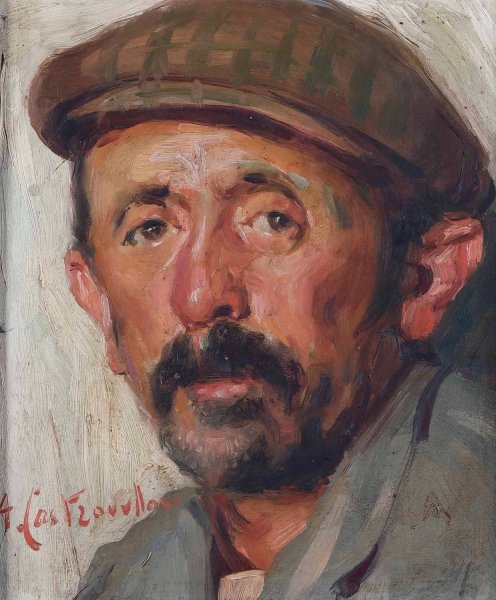 Main Product Photo of Ritratto maschile Painting by Arnaldo Castrovillari