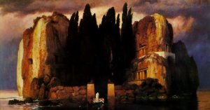 Island of the Dead Oil painting by Arnold Boecklin