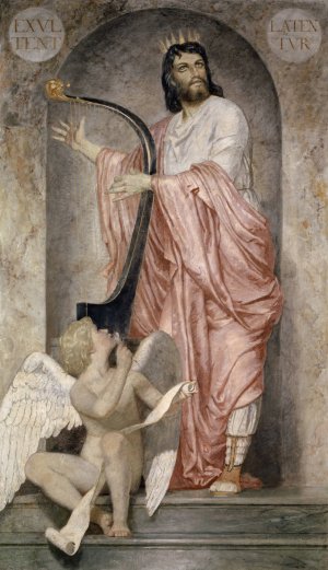 King David by Arnold Bocklin Oil Painting