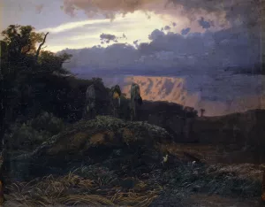 Le Dolmen by Arnold Bocklin Oil Painting