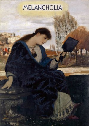 Melancholy by Arnold Bocklin Oil Painting