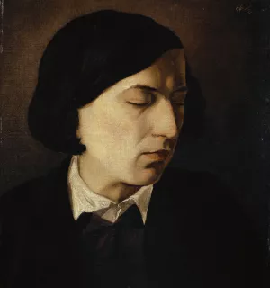 Portrait of Alexander Michelis by Arnold Bocklin Oil Painting