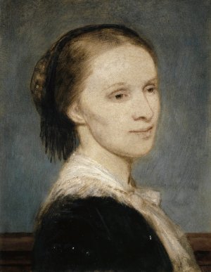 Portrait of Anna Elisabeth Burckhardt-Brenner by Arnold Bocklin Oil Painting