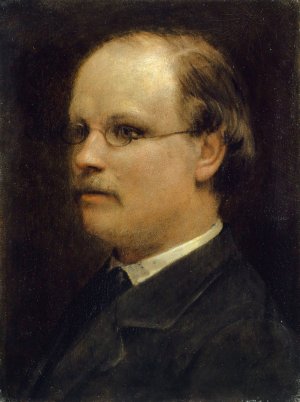 Portrait of Professor Fritz Burckhardt-Brenner by Arnold Bocklin Oil Painting