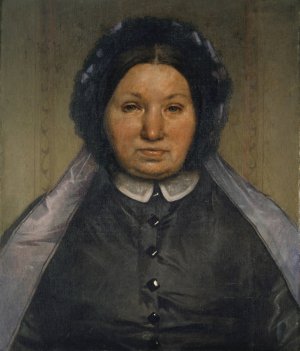 Portrait of Sibylla Muller-Kleyling by Arnold Bocklin Oil Painting
