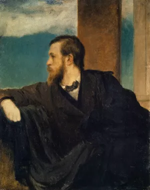 Self-Portrait by Arnold Bocklin Oil Painting