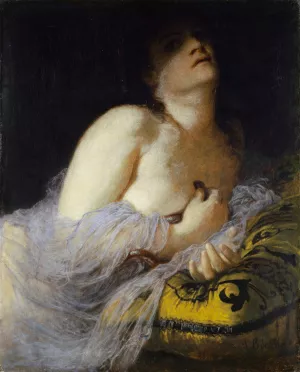 The Death of Cleopatra by Arnold Bocklin Oil Painting