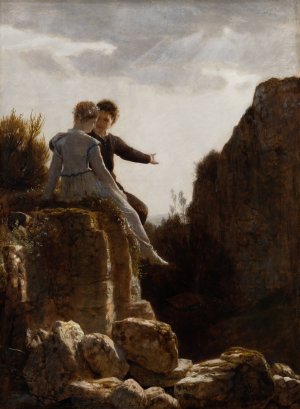 The Honeymoon by Arnold Bocklin Oil Painting