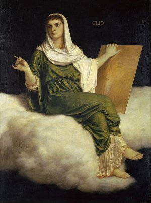 The Muse Clio by Arnold Bocklin Oil Painting