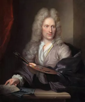 Portrait of Jan van Huysum Oil painting by Arnold Boonen