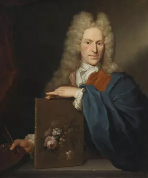 Portrait of Jan van Huysum by Arnold Boonen Oil Painting