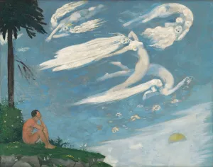 Composition by Arnold Peter Weisz-Kubincan Oil Painting