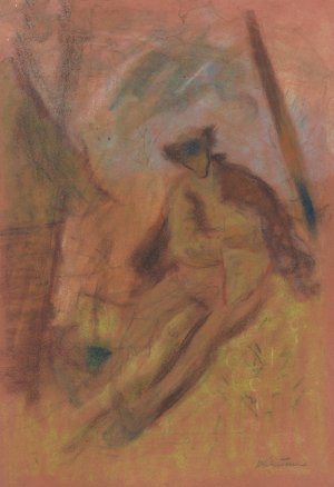 Farmer by Arnold Peter Weisz-Kubincan Oil Painting