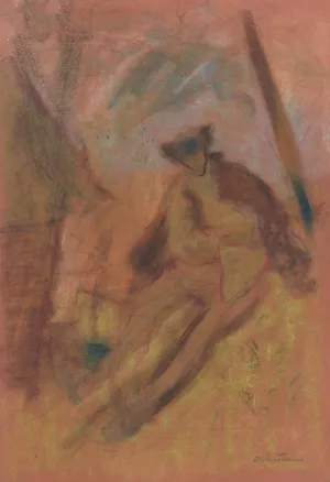 Farmer by Arnold Peter Weisz-Kubincan Oil Painting