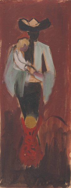 Figural Study  by Arnold Peter Weisz-Kubincan - Hand-Painted Oil Painting Reproduction